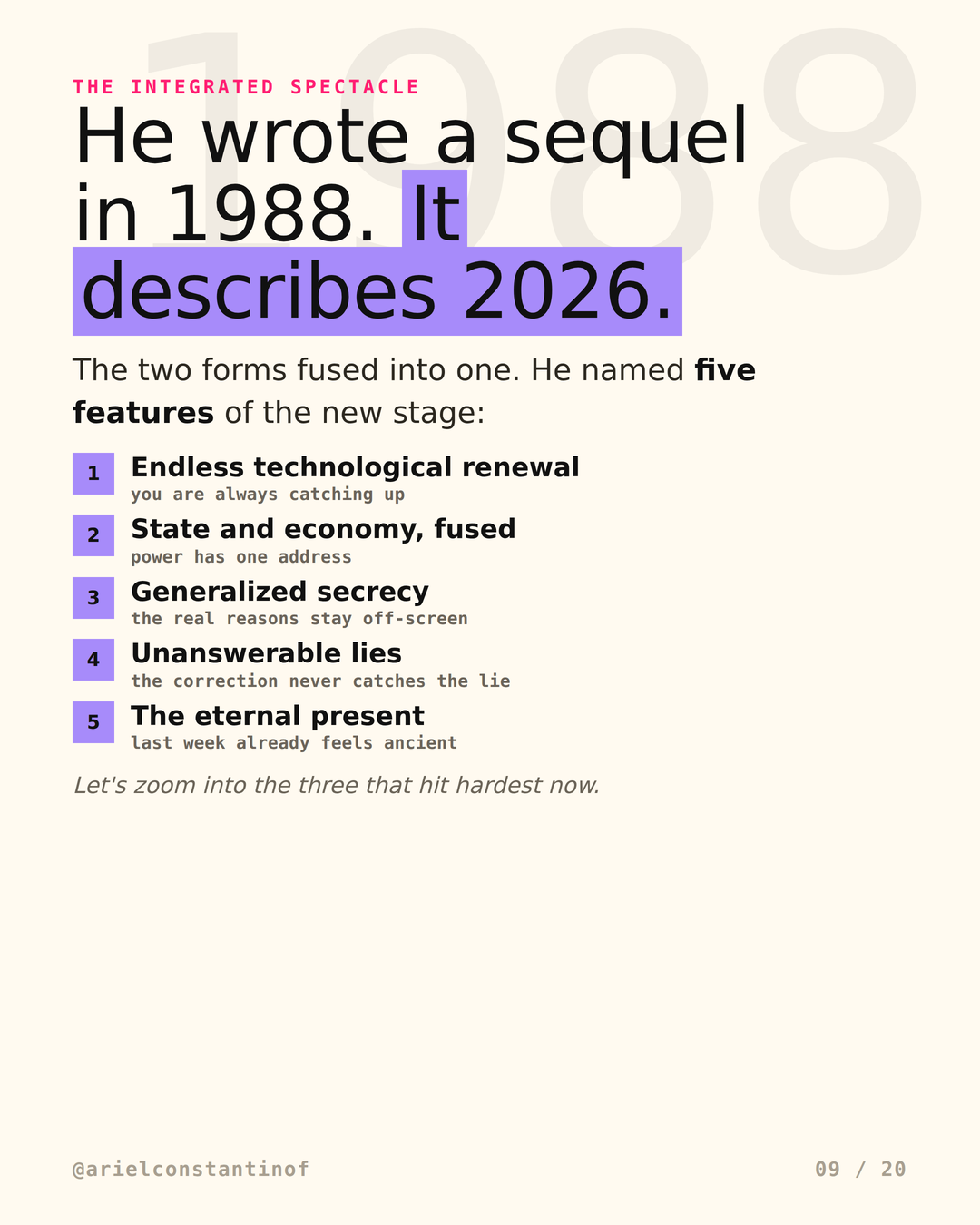 On the spectacle - slide 4 of 7
