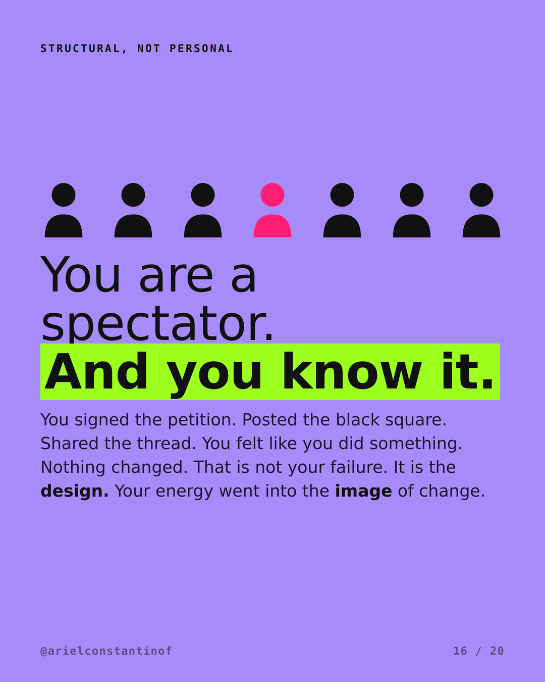 On the spectacle - slide 6 of 7