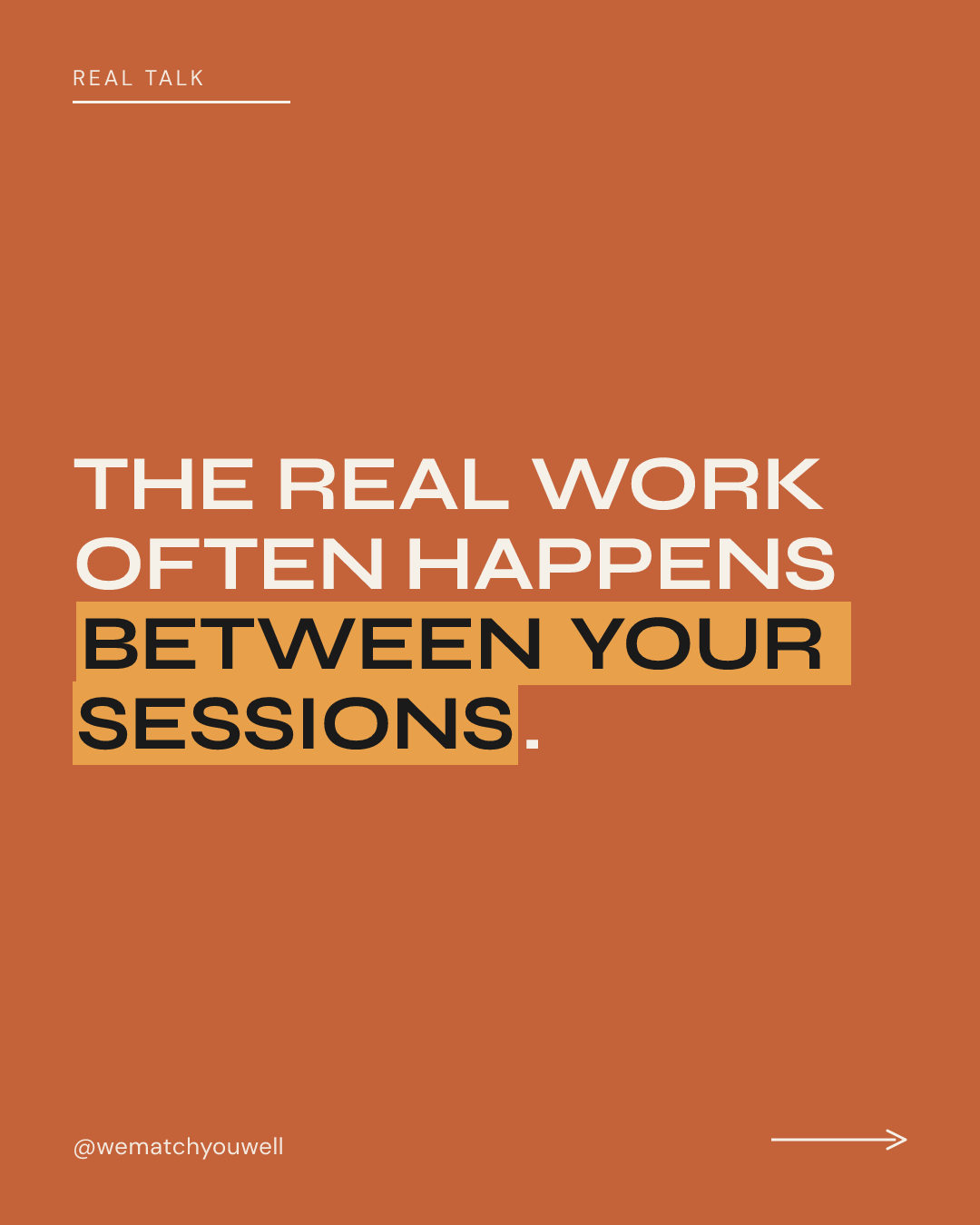 Before your first session - slide 5 of 7