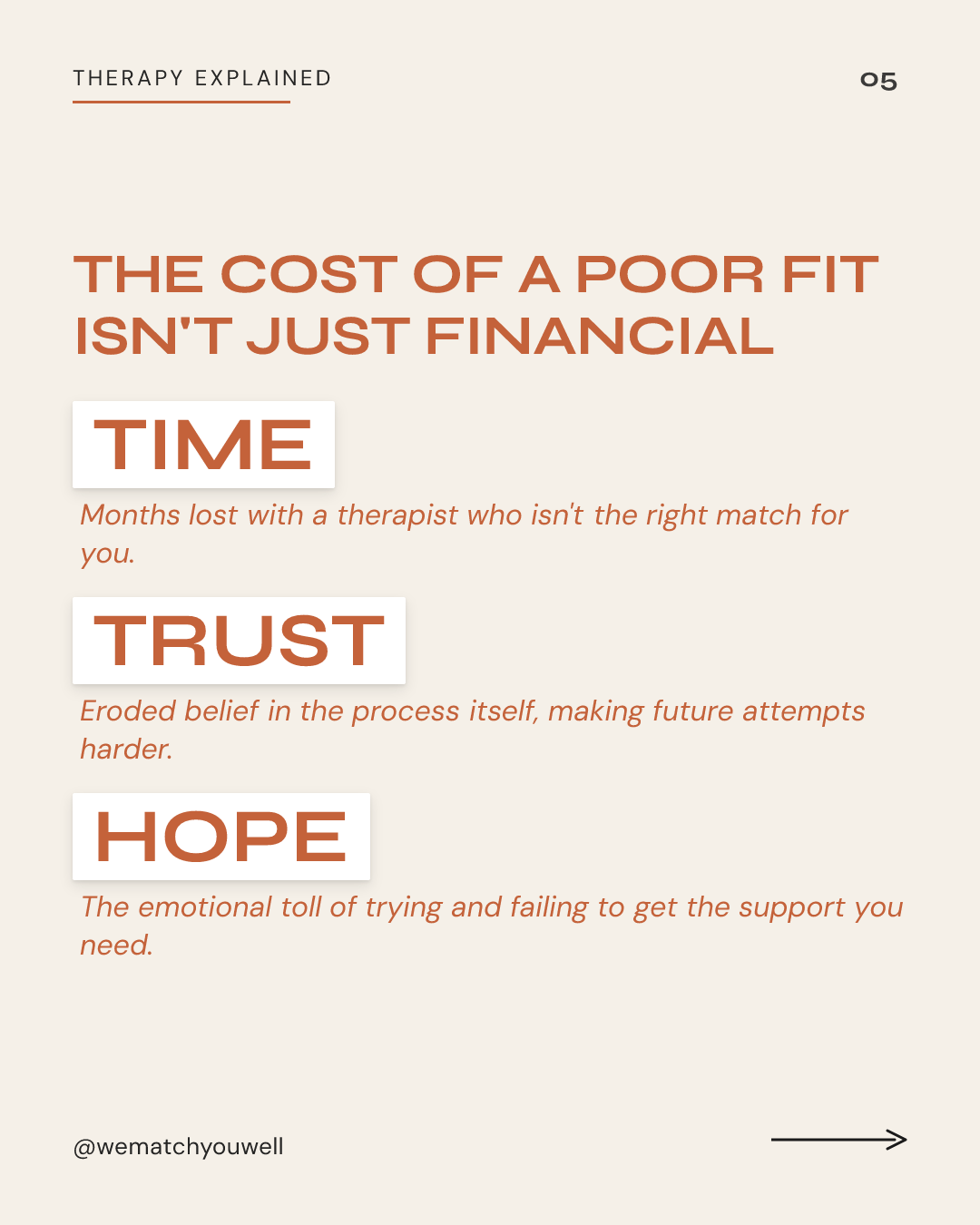 Finding the right therapist - slide 5 of 7