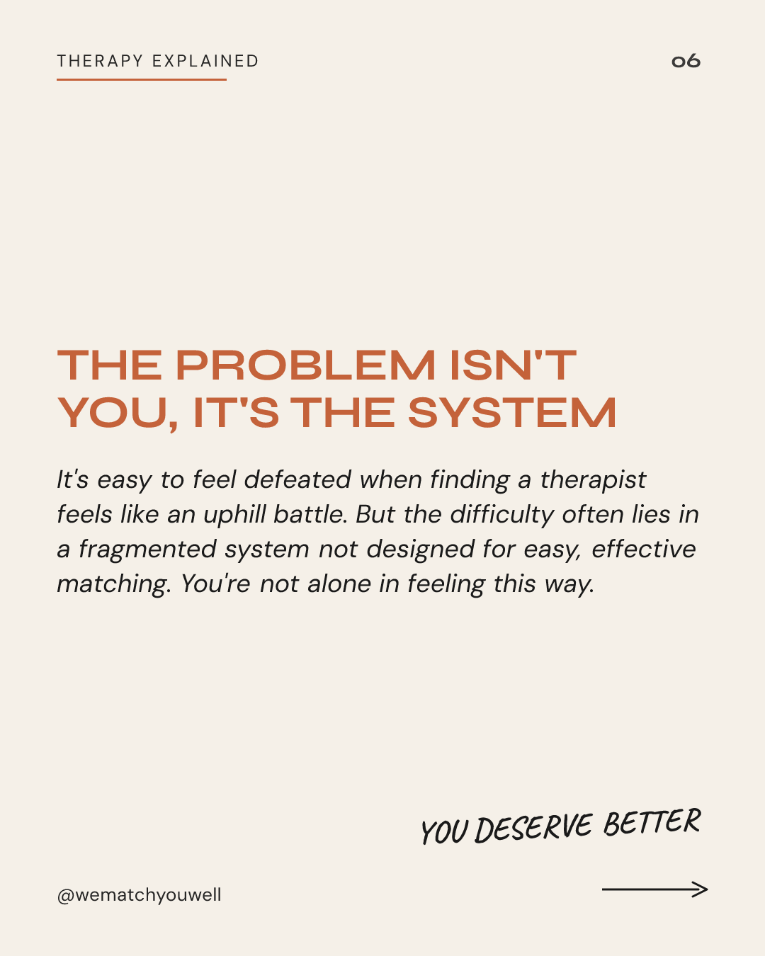Finding the right therapist - slide 6 of 7